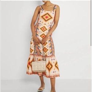 Never Fully Dressed - Bridget Linen Midi Dress